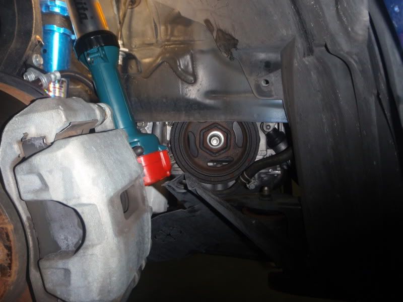 Installed Unorthodox Racing Crank Underdrive Pulley Drive Accord